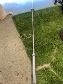 Olympic Barbell with Spring Collars