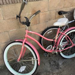Huffy Pink Beach Cruiser