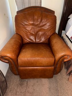 Brown Leather Recliner