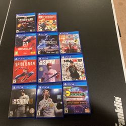 PlayStation Games Sold Separately 