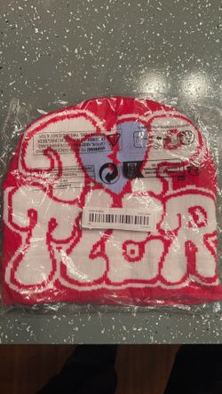 Red And White Beanie