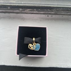 Pandora Disney Cinderella Carriage and Double Heart Bracelet Charm