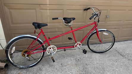 WTC Tandem Bike 6 Speed Cruiser Bicycle All original Working Parts Boy Girl Man Woman Outdoor Exercise Antique Vintage