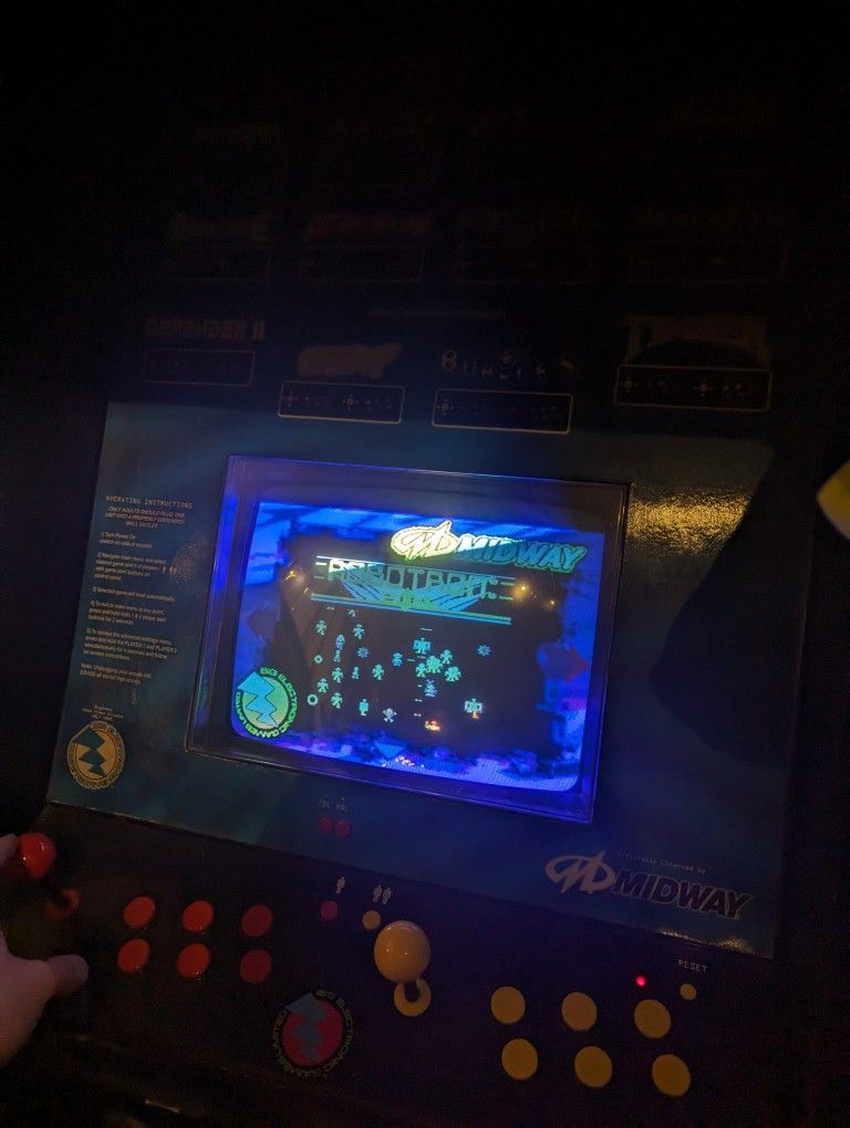 Midway Games Arcade Cabinet With 12 Games