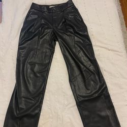 Calvin Klein Leather Pants Women’s Size 2