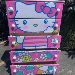 Hello Kitty 5 Drawer 