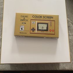 Nintendo Game And Watch Super Mario Bro’s Color Screen 