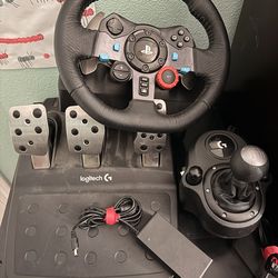 Ps steering wheel, pedals, and stick