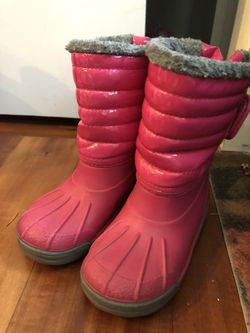 Girl snow rain boots shoes size 10/11