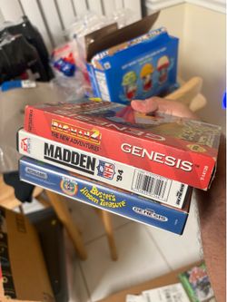 Boxed Genesis Games