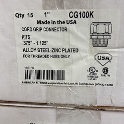 Cord Grip Connector Lot Of 195