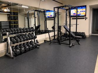 COMPLETE HOME GYM FOR SALE – REP FITNESS & MORE!