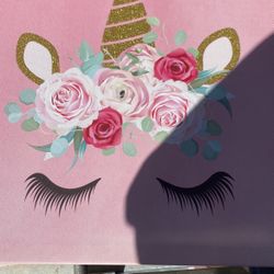 Unicorn Canvas Room Decor