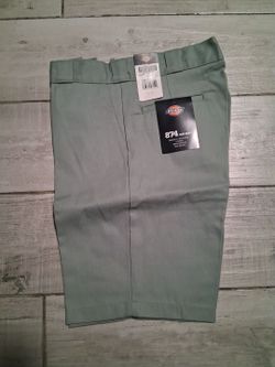 Dickies 874 Work Shorts Green Men Size (34 ) Original Fit New Workwear