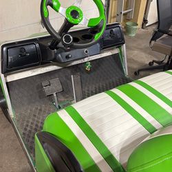 Club car golf cart custom Yoshi electric