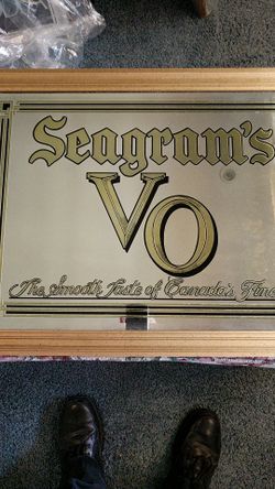 Seagram's V O Mirror