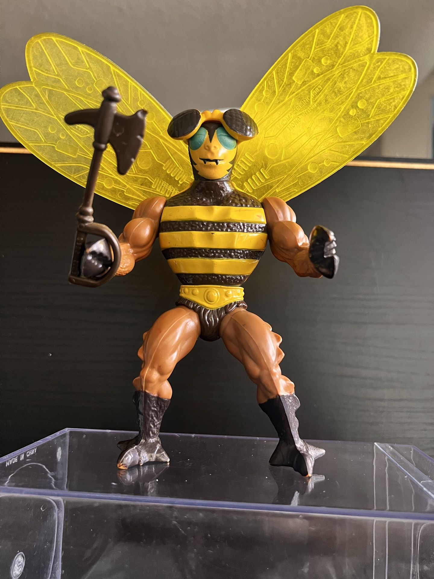 Masters Of The Universe Buzz Of Action Figure 100% Complete 1983