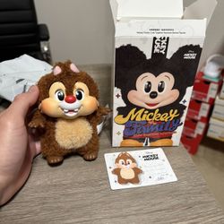 100% authentic Pop Mart Disney Mickey Family Cute Together Plush Keychain - DALE