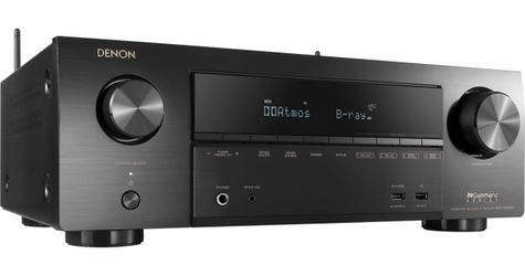 Denon AVR-X1600H 7.2 WiFi receiver, 4K UltraHD, Dolby Atmos, DTS:X, 2 Zones, HEOS, Bluetooth