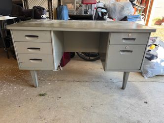 Japanese vintage tanker desk by Clipper