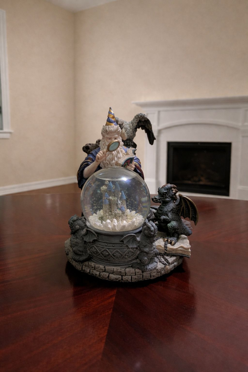 Wizard & Dragon Merlin Music Box Figurine Globe – Westland Giftware #817 (Camelot Series)
