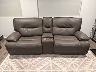 Living Spaces Brooks Power Zero Gravity Armless Dual Power Recliner with Power Headrest