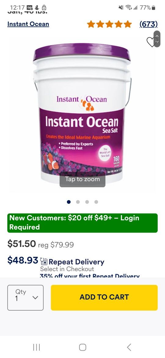instant Ocean Salt
