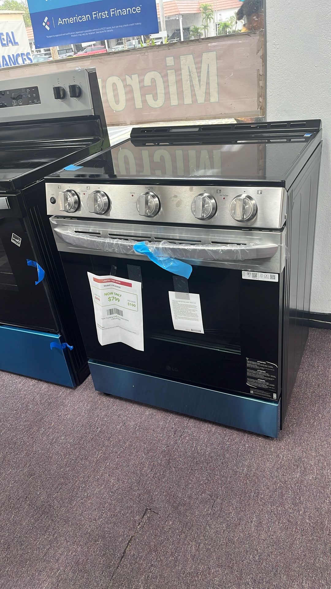 Stove Stainless Steel New 1 Year Warranty