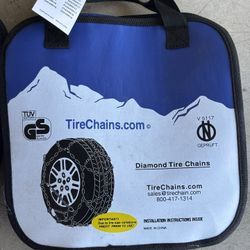 Onorm Diamond Tire Chains w/Spider Tensioner Tightener Bungee Tire Chains