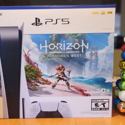 PS5 Console Playstation 5 New! -   Horizon Forbidden West  Bundle

