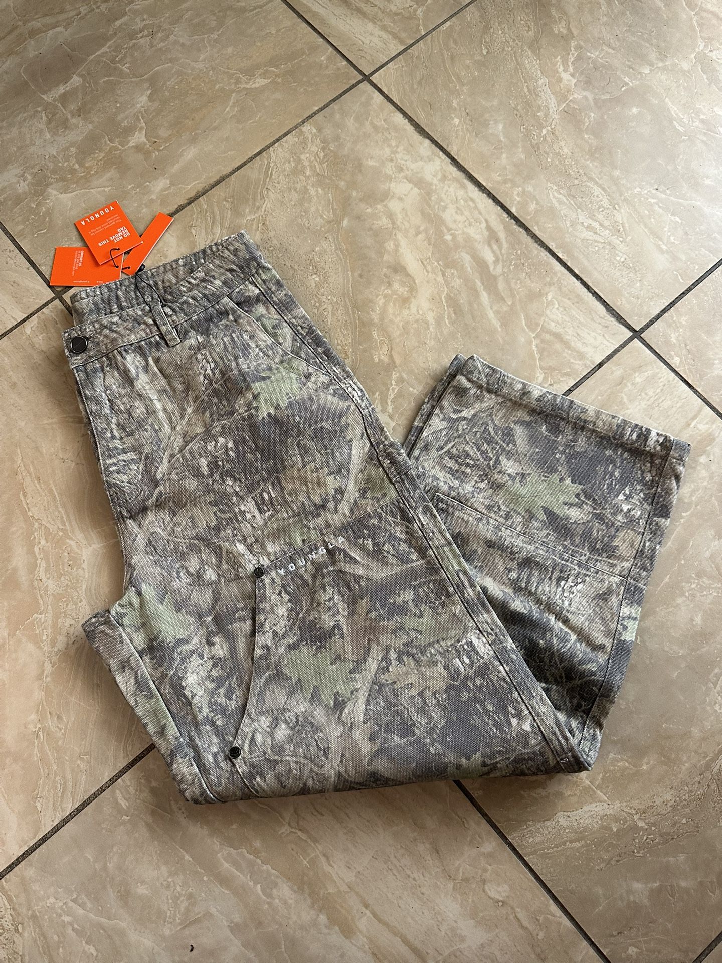YoungLA Camo Carpenter Pants