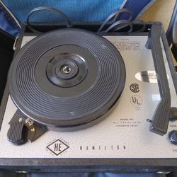 Record Player , LPS And 45s Will Play