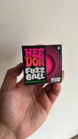 Needoh fuzz ball pink