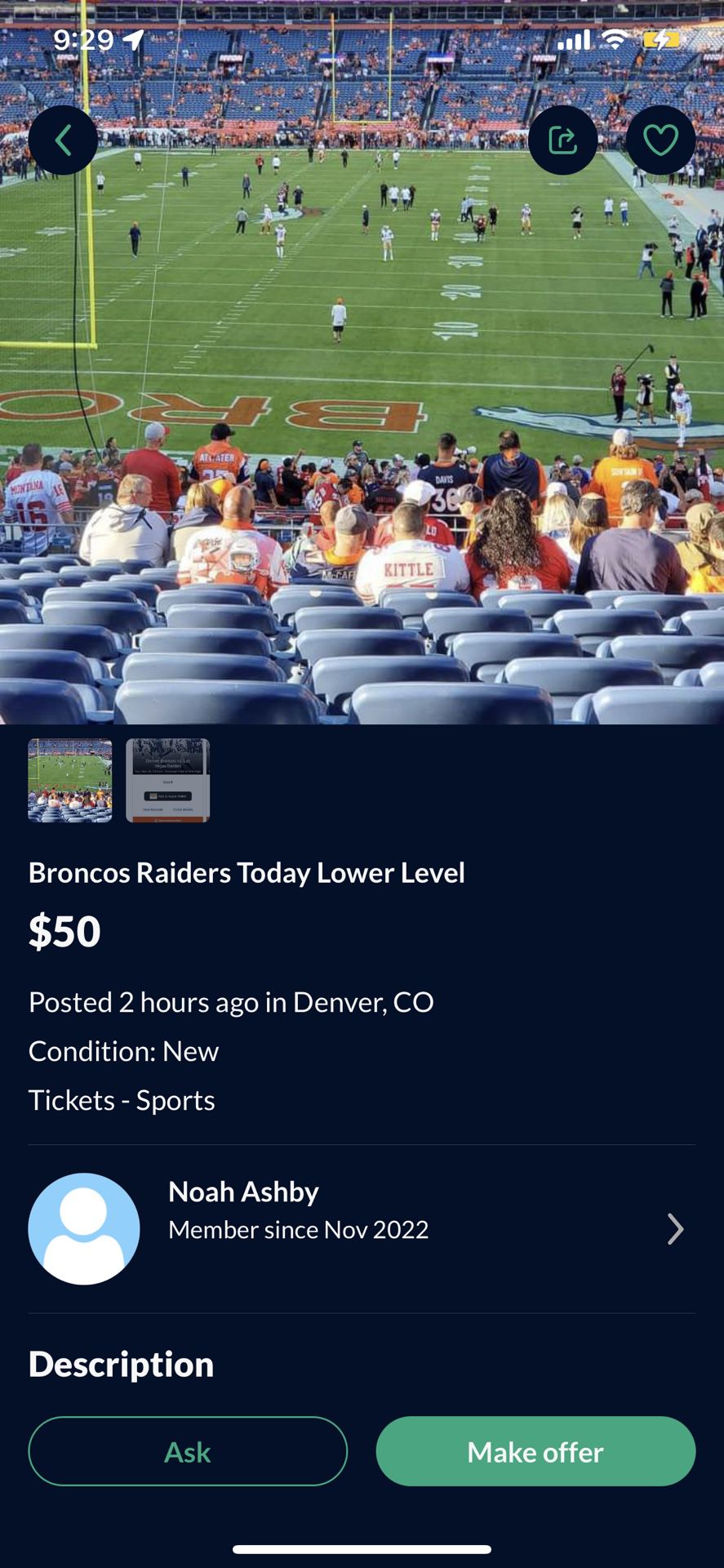 Broncos Ticket Scam Warning 