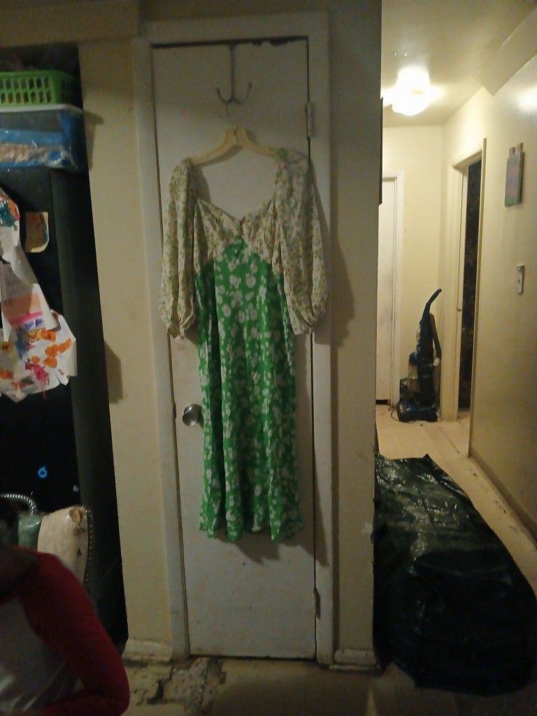 Rixo Multi Floral Maxi Dress Size 16