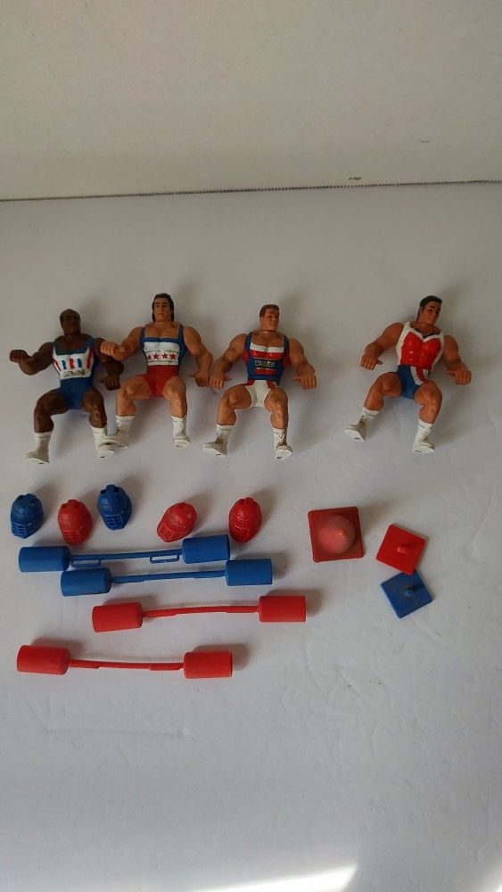 VINTAGE AMERICAN GLADIATORS ACTION FIGURES