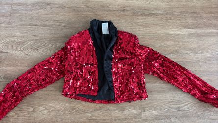Red Dance Jacket for kids 5-7 yo