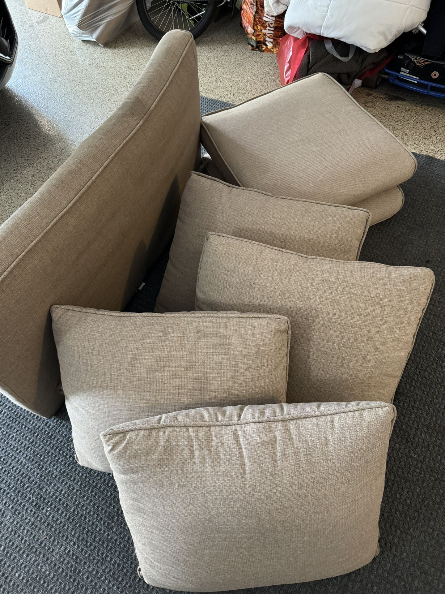 Patio Furniture Cushions Tan 