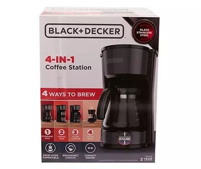 Coffee Maker 4 In 1 Coffee Station Black Decker