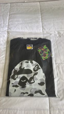 Black and white Bape shirt