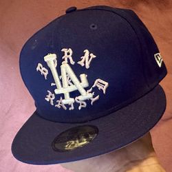 Nike SB Born X Raised New Era Dodgers Rocker Hat Size 7 5/8