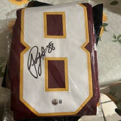 Pierre Garqon Autographed Jersey