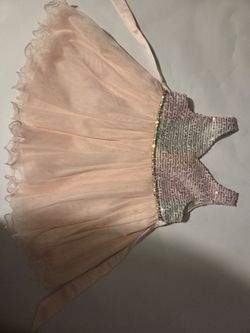 Baby American princess pink dress