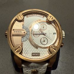 Diesel DZ7271 Chronograph – White & Rose-Gold