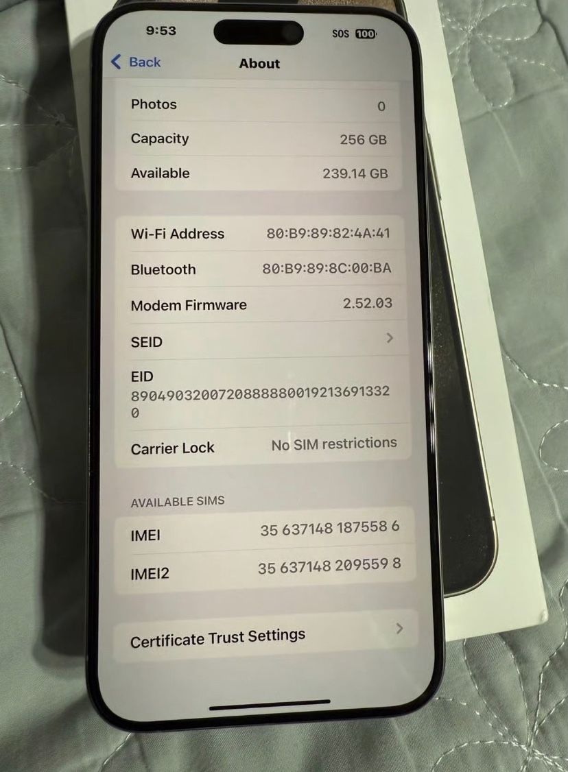 iPhone 15 Pro Max