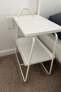 Ikea Metal Bed side tables set of 2