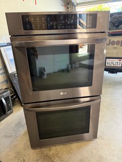 LG 30” Electric Double Wall Oven – Stainless Steel – $750 OBO