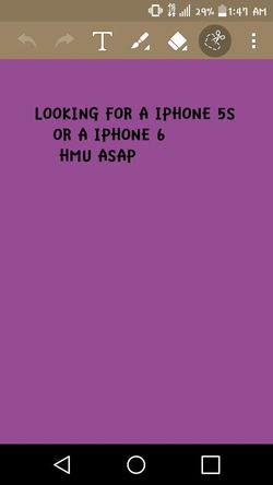 Searching for a iPhone 5 5s or 6