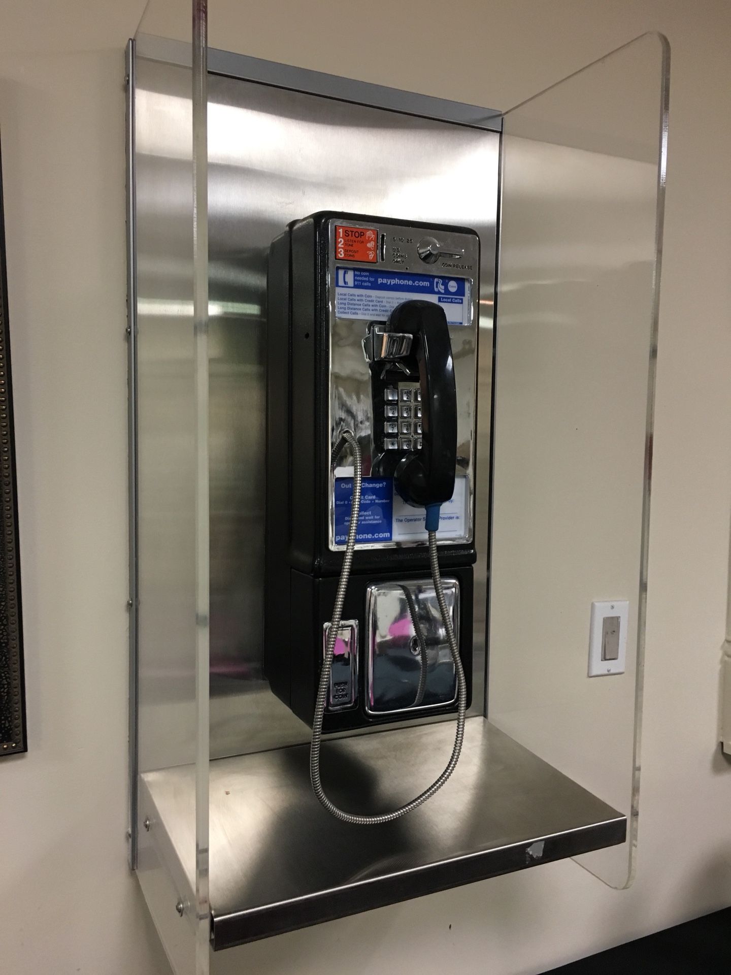 Payphone with Enclosure