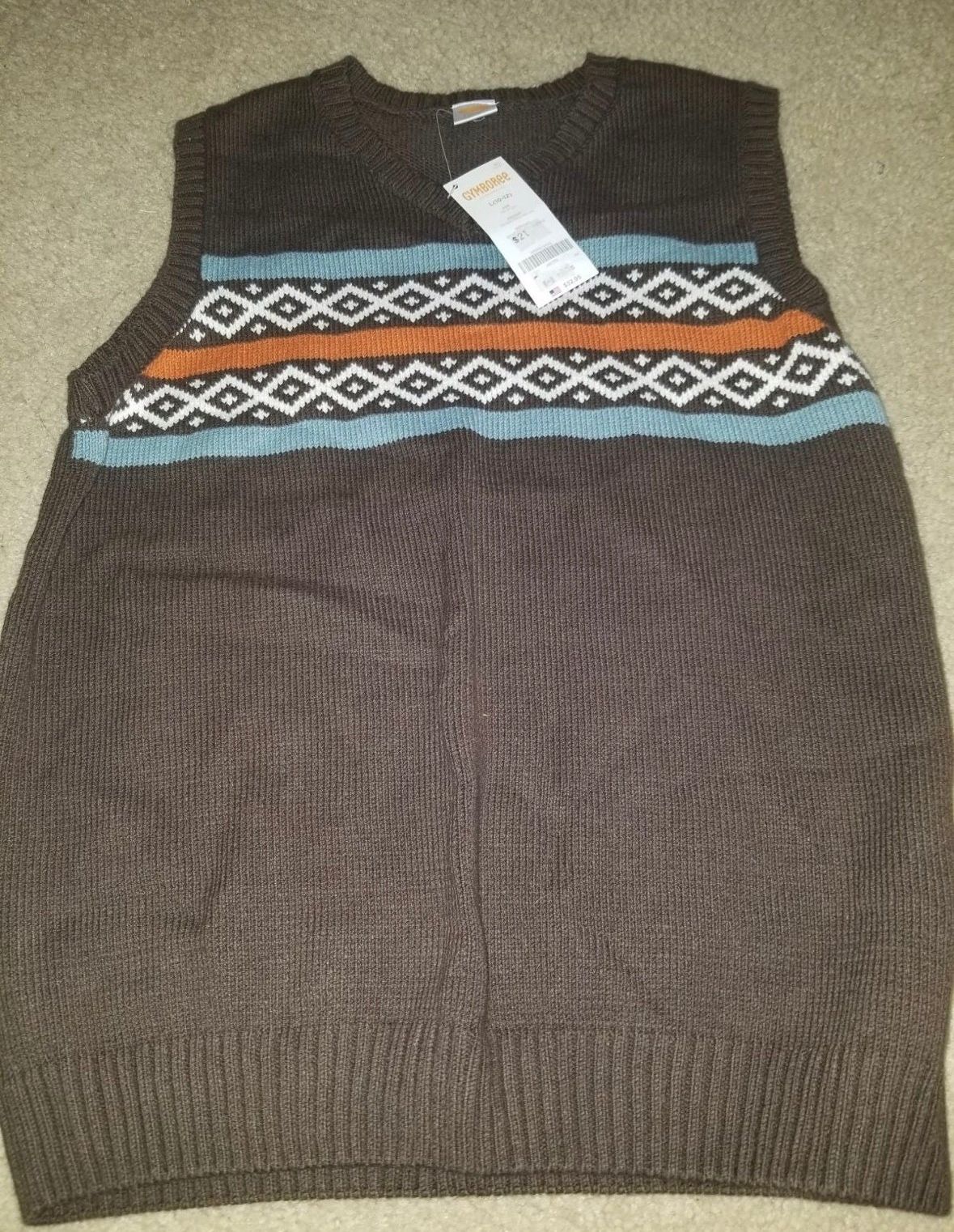 New Gymboree Boy's Sweater Vest Size 10-12